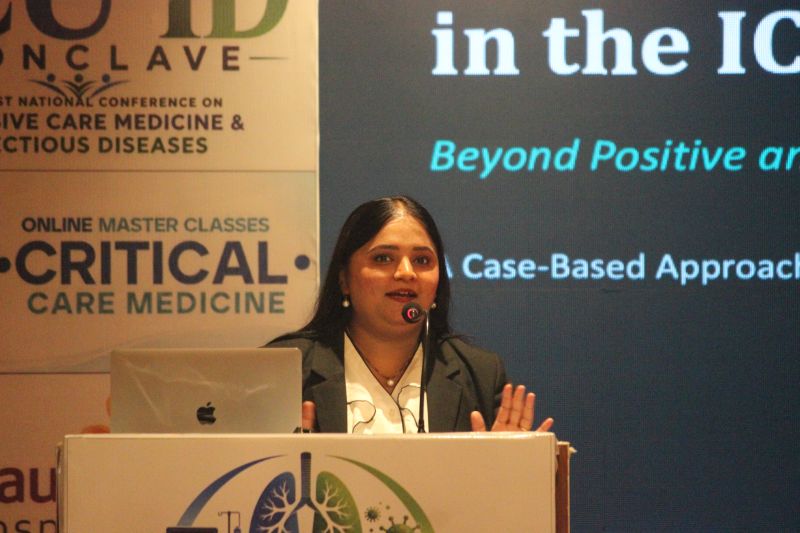 Teaching at a critical care masterclass